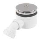 McAlpine  Shower Trap Chrome Effect 90mm