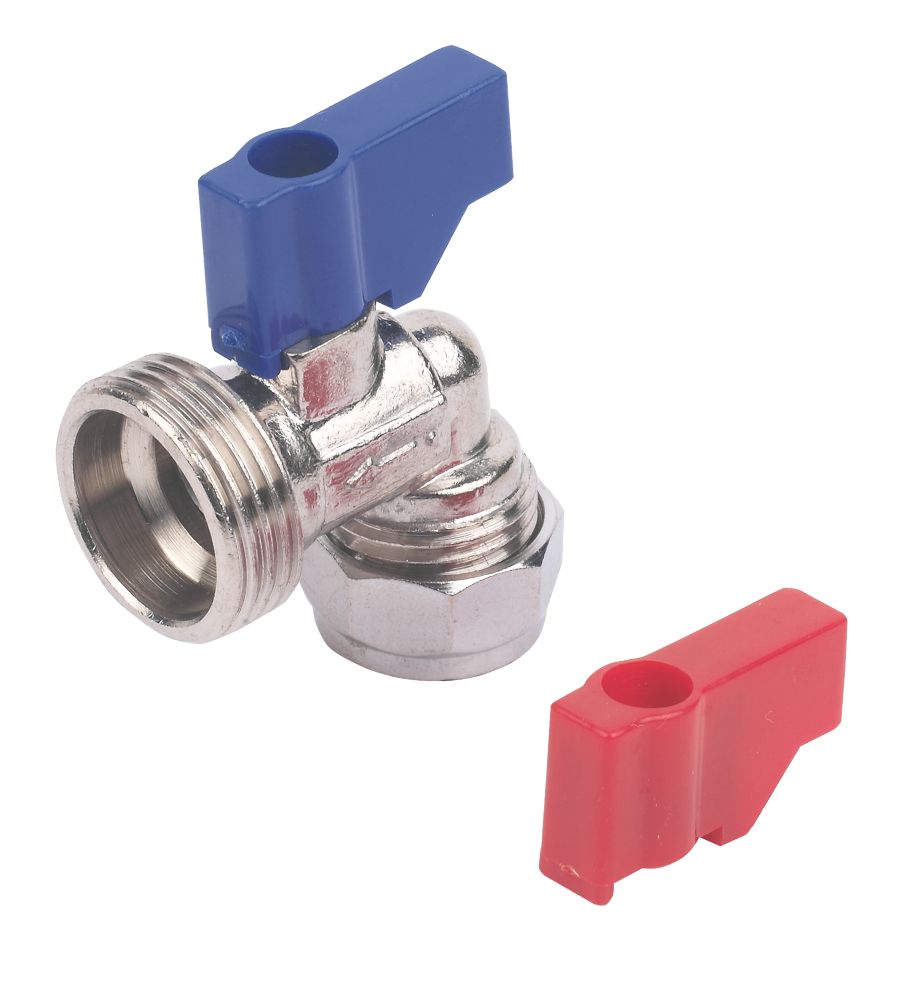 Pegler Compression Washing Machine Valve Elbow 15mm x 3/4" Screwfix