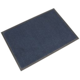 COBA COBAWash Entrance Mat Black/Blue 1.2m x 0.85m x 9mm