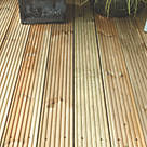 Forest Deck Boards 2.4m x 0.12m x 19mm 10 Pack