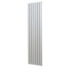 Blaze 2000mm x 485mm 4638BTU Matt Chrome Vertical Designer Radiator