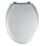 Palmi  Toilet Seat Moulded Bamboo Silver