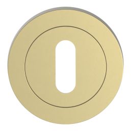 Cooke & Lewis Lormel Standard Escutcheon (Pair) Satin Brass 50mm