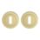 Cooke & Lewis Lormel Standard Escutcheon (Pair) Satin Brass 50mm