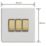 Varilight  10A 3-Gang 2-Way Light Switch  Paintable