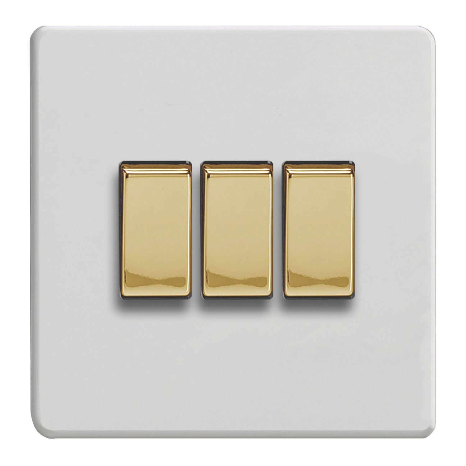 Varilight 10A 3-Gang 2-Way Light Switch Paintable (455EA)