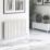 Reina Harley Double 600mm x 630mm 2310BTU White Horizontal Designer Radiator