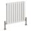 Reina Harley Double 600mm x 630mm 2310BTU White Horizontal Designer Radiator