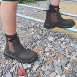 Scruffs Croften Size 7  Brown Water-Resistant  Safety Dealer Boots