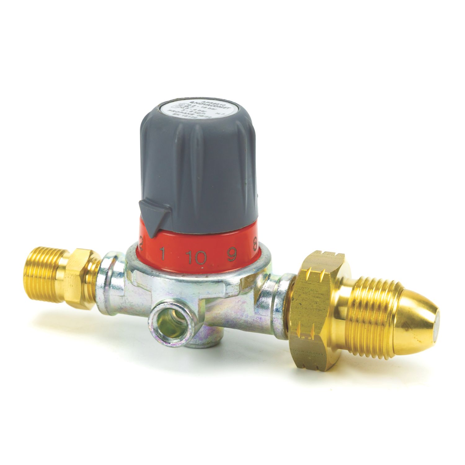 Sievert Propane Regulator 5/8" LH BSP Male x 3/8" LH BSP Male (455HJ)