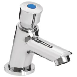 Bristan Luxury Chrome 120mm Self-Closing Mono Basin Pillar Tap