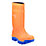 Dunlop Purofort Thermo+   Safety Wellies Orange Size 8