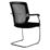Nautilus Designs Nexus Medium Back Cantilever/Visitor Chair Black