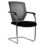 Nautilus Designs Nexus Medium Back Cantilever/Visitor Chair Black
