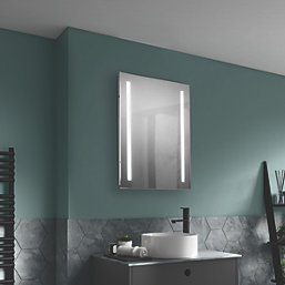 Sensio Uno Rectangular Illuminated Bathroom Mirror With 2828lm LED Light 500mm x 700mm