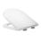 Digit Soft-Close with Quick-Release Toilet Seat Thermoset Plastic White