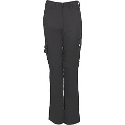 Dickies Everyday Flex Womens Trousers Black Size 10 31" L