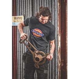 Dickies Denison Short Sleeve T-Shirt Black Small 36 -37" Chest