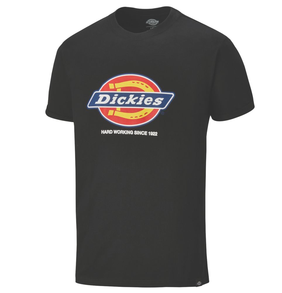 Dickies Denison Short Sleeve T-Shirt Black Small 36 -37
