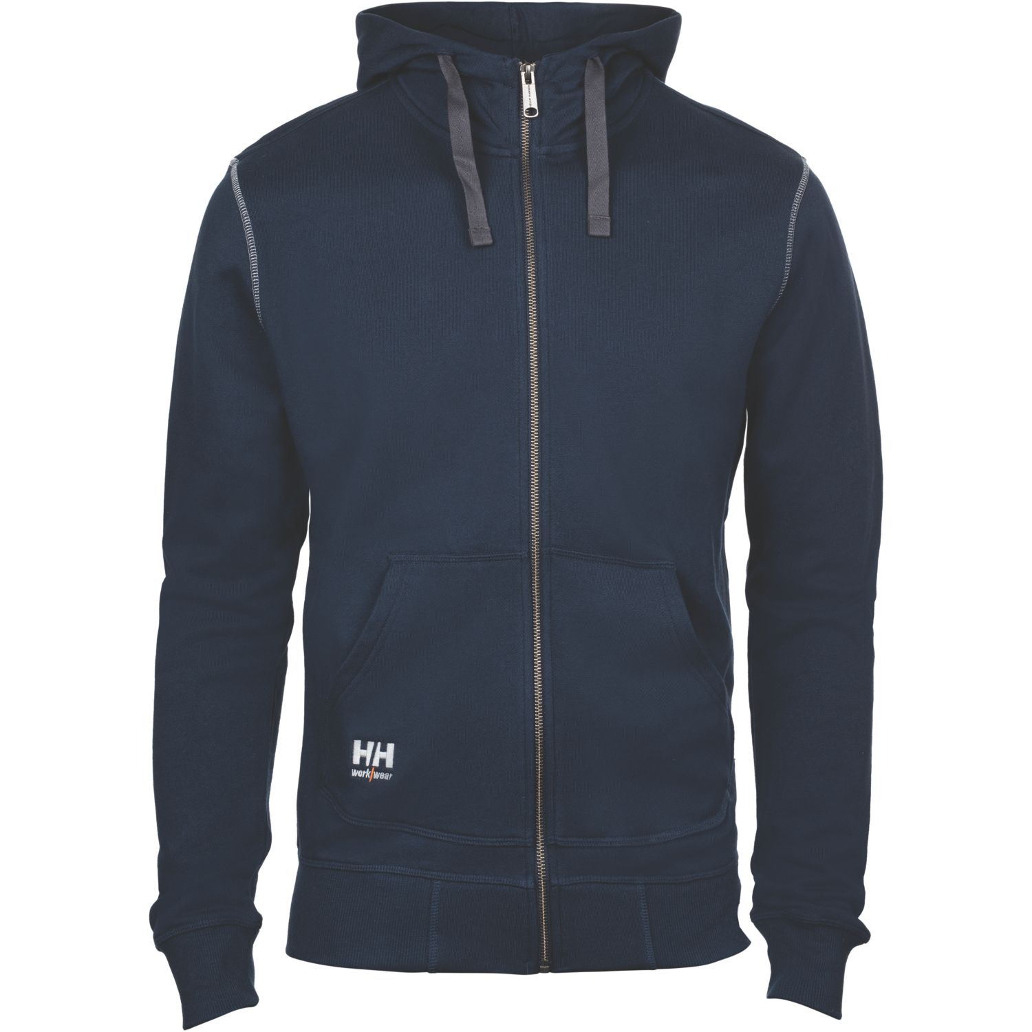 Helly Hansen Oxford Zip Hoodie Navy Medium 39" Chest (455RX)
