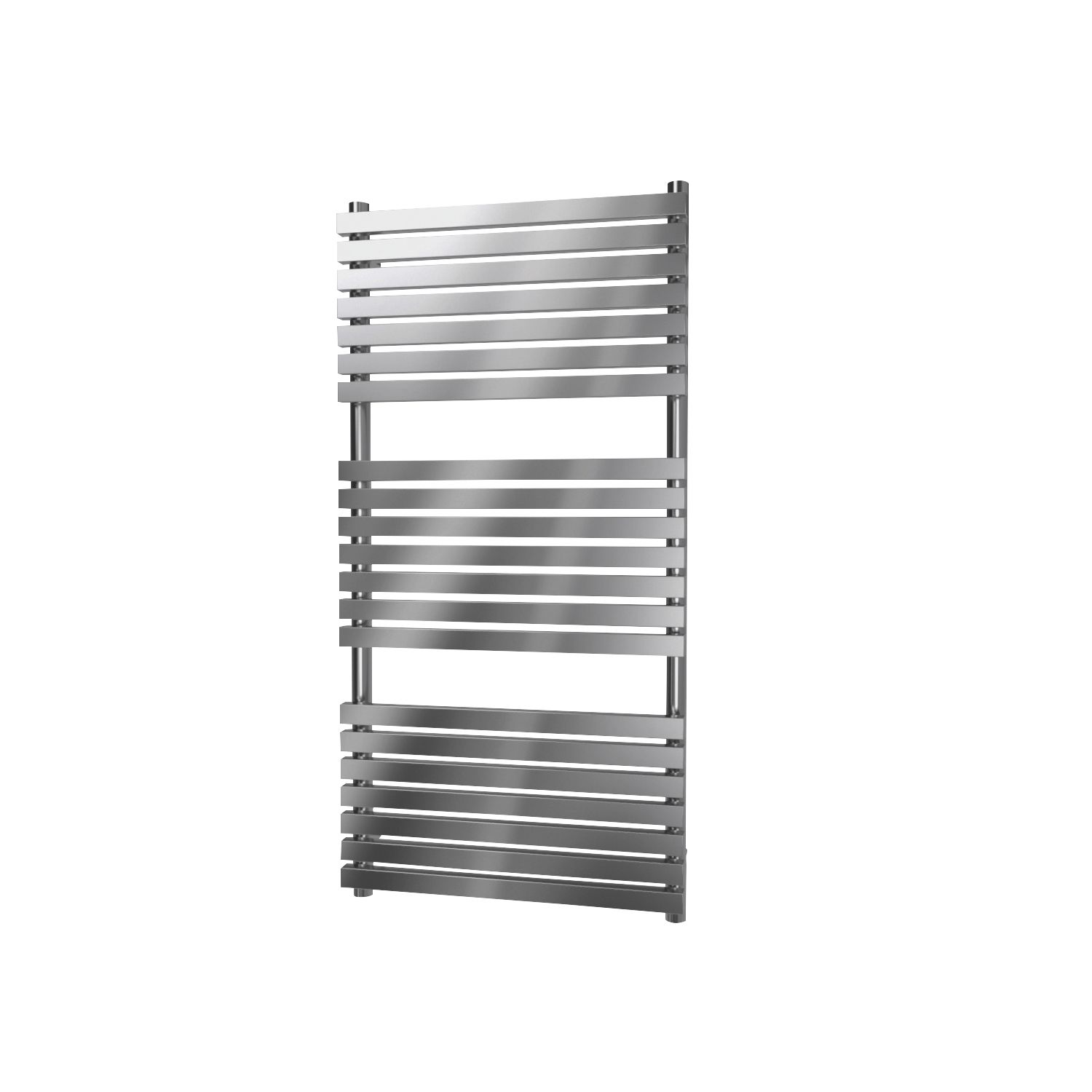 Towelrads 1186mm x 500mm 1344BTU Chrome Flat Designer Towel Radiator (455RY)