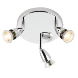 Saxby Amalfi Round 3-Light Spotlight Chrome