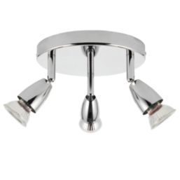 Saxby Amalfi Round 3-Light Spotlight Chrome