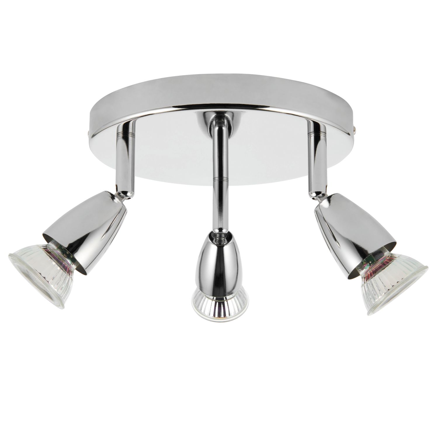 Saxby Amalfi Round 3-Light Spotlight Chrome (455VX)