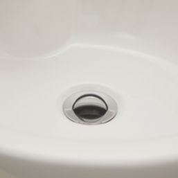 Highlife Bathrooms Unslotted Pop Up Swivel Basin Waste Chrome 60mm