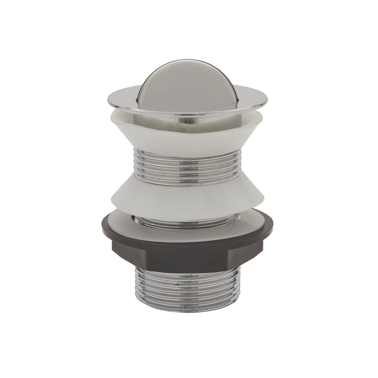 Highlife Bathrooms Unslotted Pop Up Swivel Basin Waste Chrome 60mm (455YW)