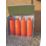 Trimetals DD Senturion 447 6' 6" x 2' 6" (Nominal) Metal Gas Cylinder Storage with Base Olive/Moorland Green