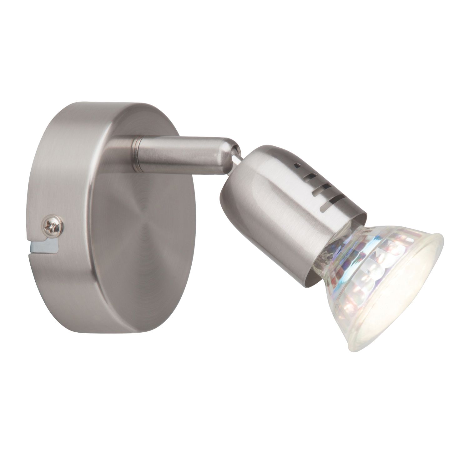Brilliant Loona LED Wall Light Satin Chrome 3W 240lm (4564J)