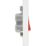 British General 900 Series 45A 1-Gang DP Cooker Switch White