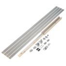 Henderson Pocket Door PDK3 1-Door Sliding Track System Silver 1449mm