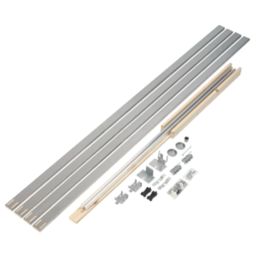 Henderson Pocket Door PDK3 1-Door Sliding Track System Silver 1449mm