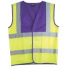 Pro RTX High Visibilty  Waistcoat Yellow / Purple 2X Large 52" Chest