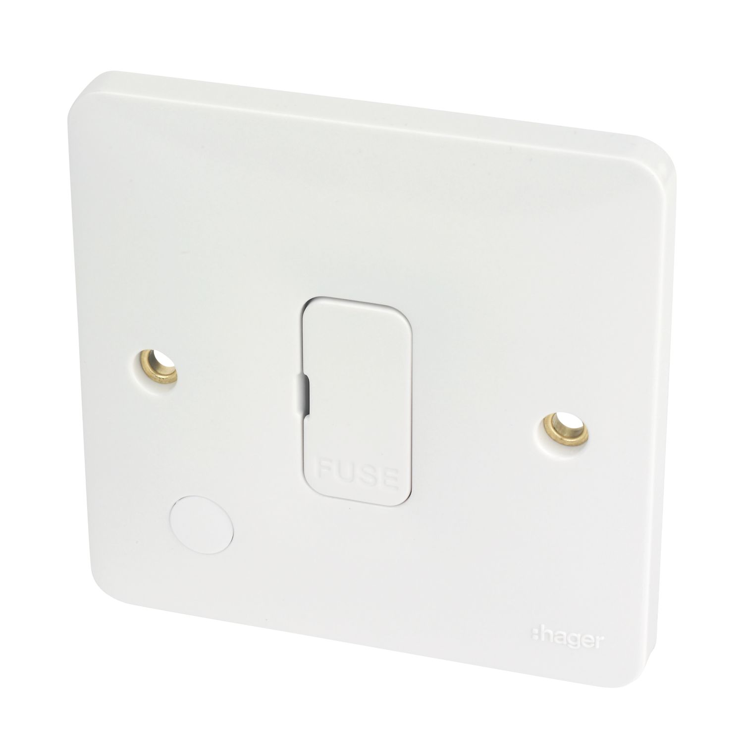 Hager Sollysta WMSU83FO 13A Unswitched Fused Spur & Flex Outlet White (456AM)
