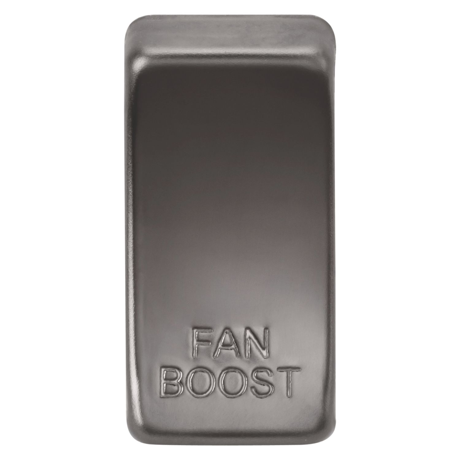 Knightsbridge 'FAN BOOST' Switch Cover Black Nickel (456CR)