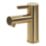 Refurb Swirl Bonda Brass 136mm Standard Lever Mono Basin Mixer Tap  With Clicker Waste