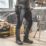 DEWALT Pritchard Stretch Work Joggers Grey / Black 34" W 33" L
