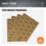 Magnusson  600 Grit Multi-Material Hand Sanding Sheet 280mm x 230mm 4 Pack