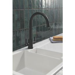 Clearwater Rococo Monobloc Mixer Tap Matt Black