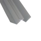 Splashwall Internal Corner Matt Silver 2420mm x 11mm