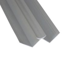 Splashwall Internal Corner Matt Silver 2420mm x 11mm
