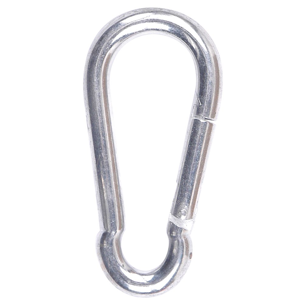 Diall 8mm Snap Hooks Zinc-Plated 10 Pack