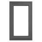 Crystal  Left-Hand Opening Clear Triple-Glazed Casement Anthracite on White uPVC Window 610mm x 965mm