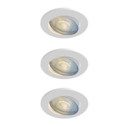 Calex SMD 220-240V 2700-6500K Adjustable Tilting Head  LED Smart Downlight With Variable Light White 4.9W 345lm 3 Pack