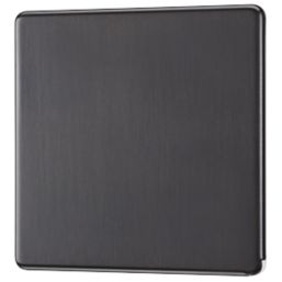 LAP  1-Gang Blanking Plate Slate Grey