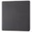 LAP  1-Gang Blanking Plate Slate Grey