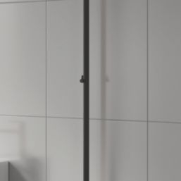 Reina 1500mm x 22mm 137BTU Black Pole Electric Towel Rail Radiator
